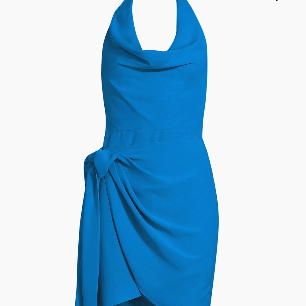 Amanda Uprichard Vibrant Blue Mini Dress